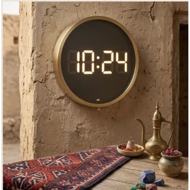 LED Wall Clock Modern
