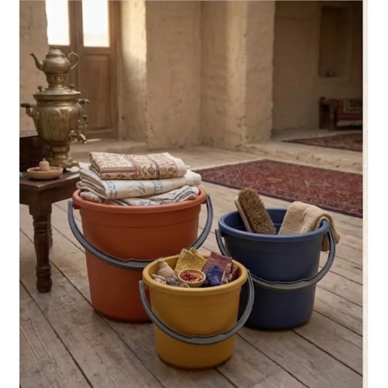Plastic Bucket Set (3 Pieces)