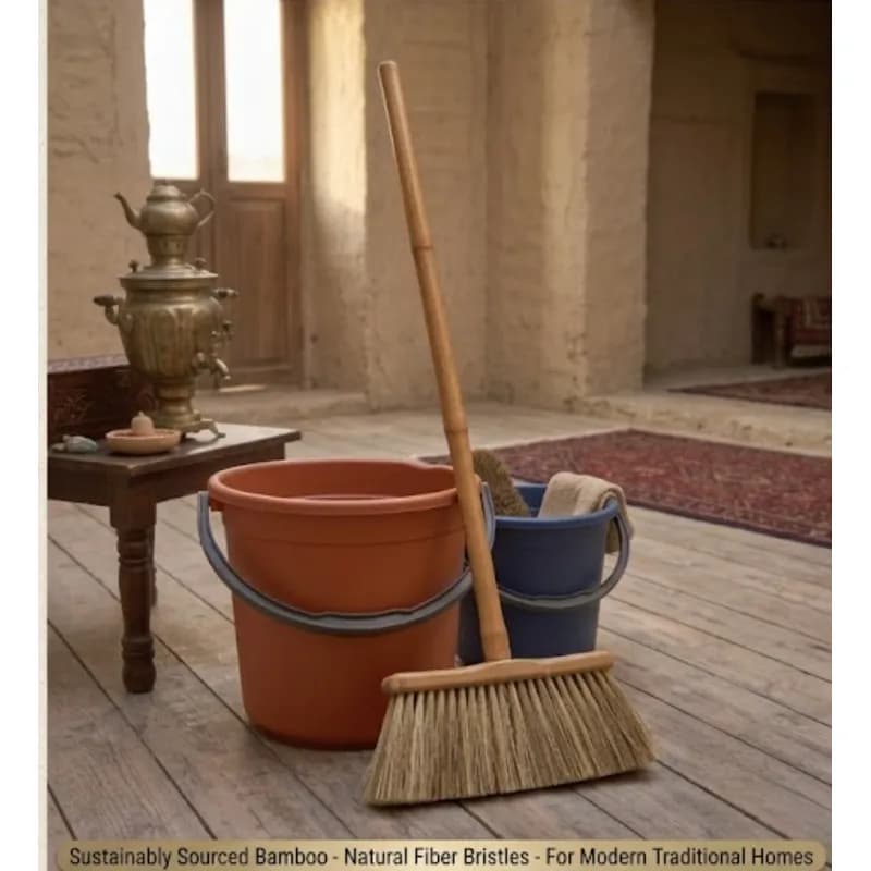 Bamboo Floor Broom