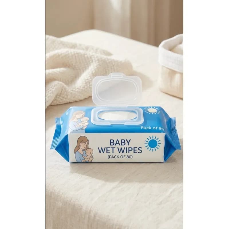 Baby Wet Wipes (Pack of 80)