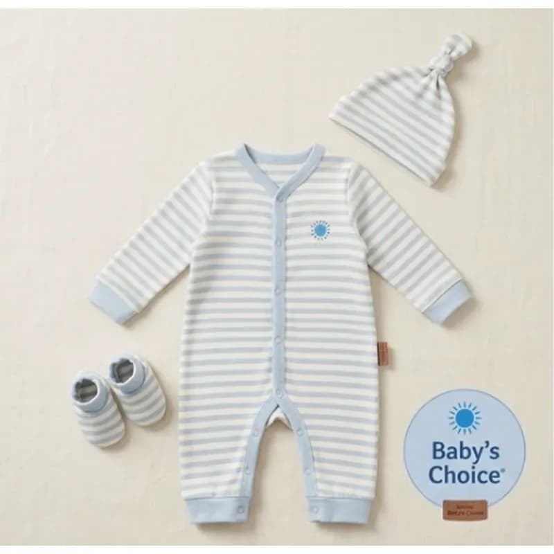 Baby Cotton Romper Set